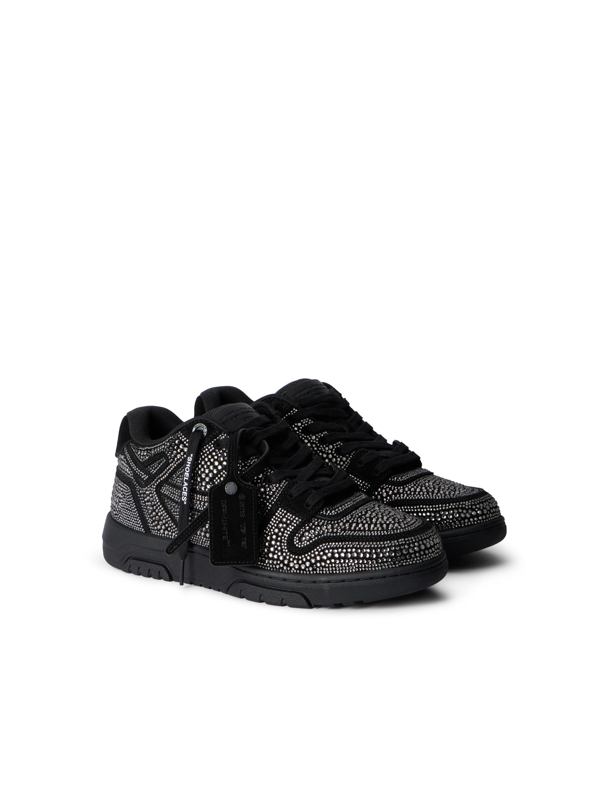 OFF WHITE Out Of Office Strass BLACK - BLACK OMIA189C99LEA018