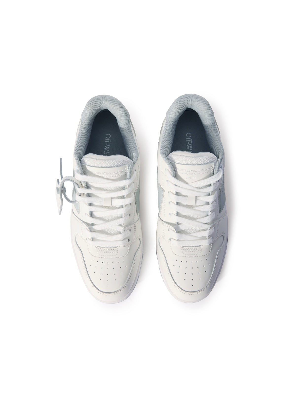 OFF WHITE Out Of Office Sneakers WHITE - GREY OMIA189C99LEA019