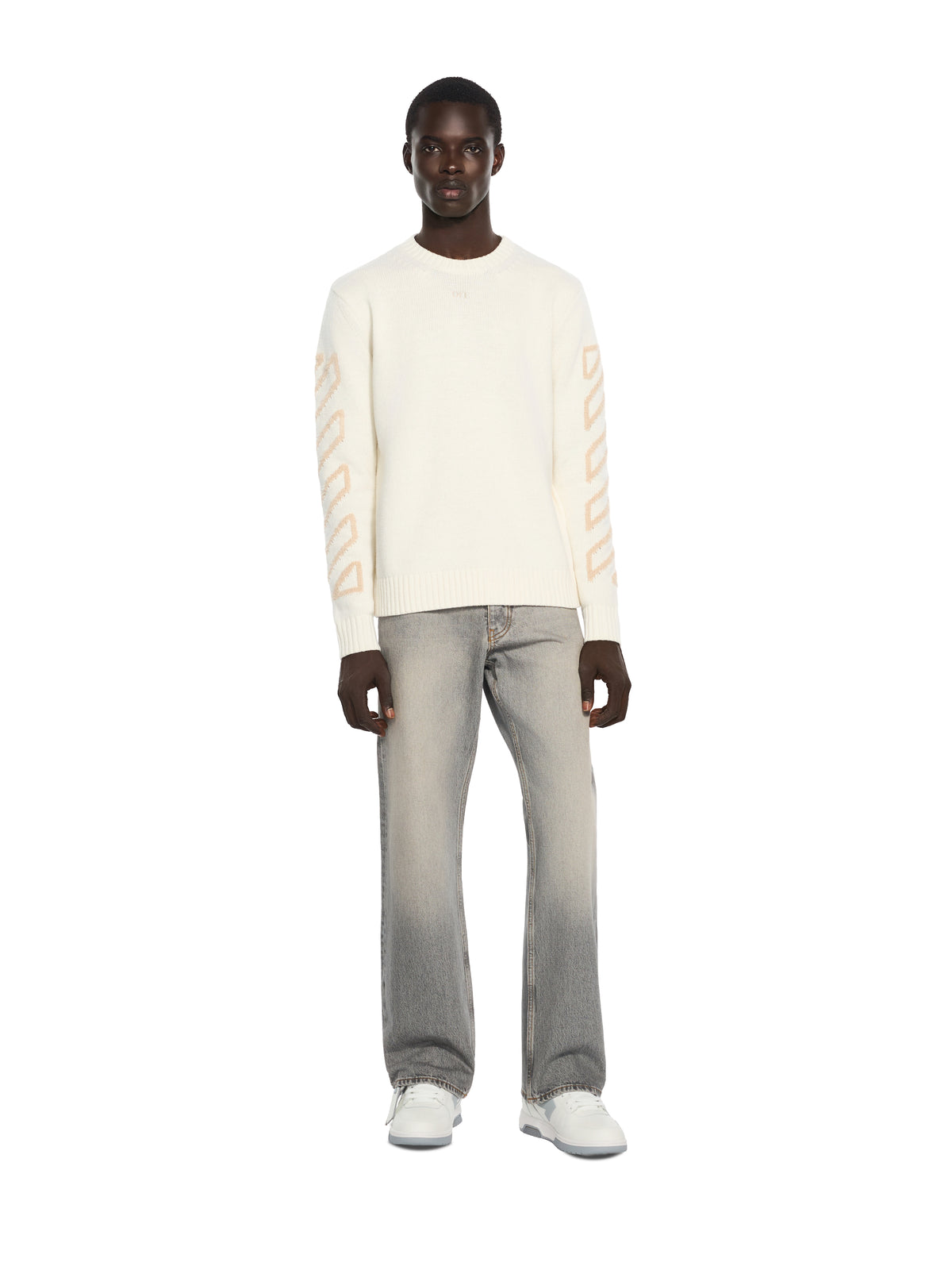 OFF WHITE Out Of Office Sneakers WHITE - GREY OMIA189C99LEA019