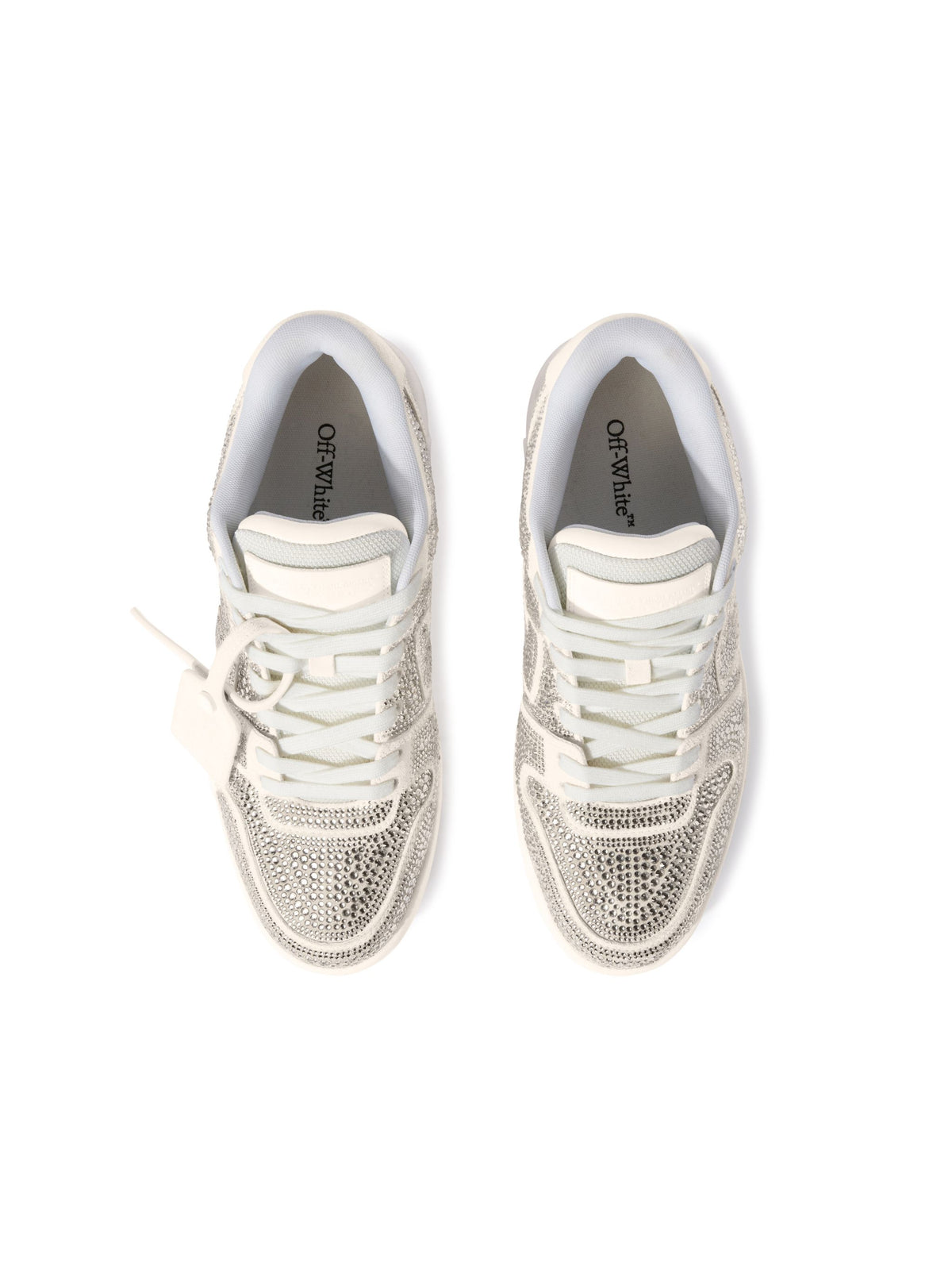 OFF WHITE OUT OF OFFICE STRASS WHITE OMIA189F24LEA009