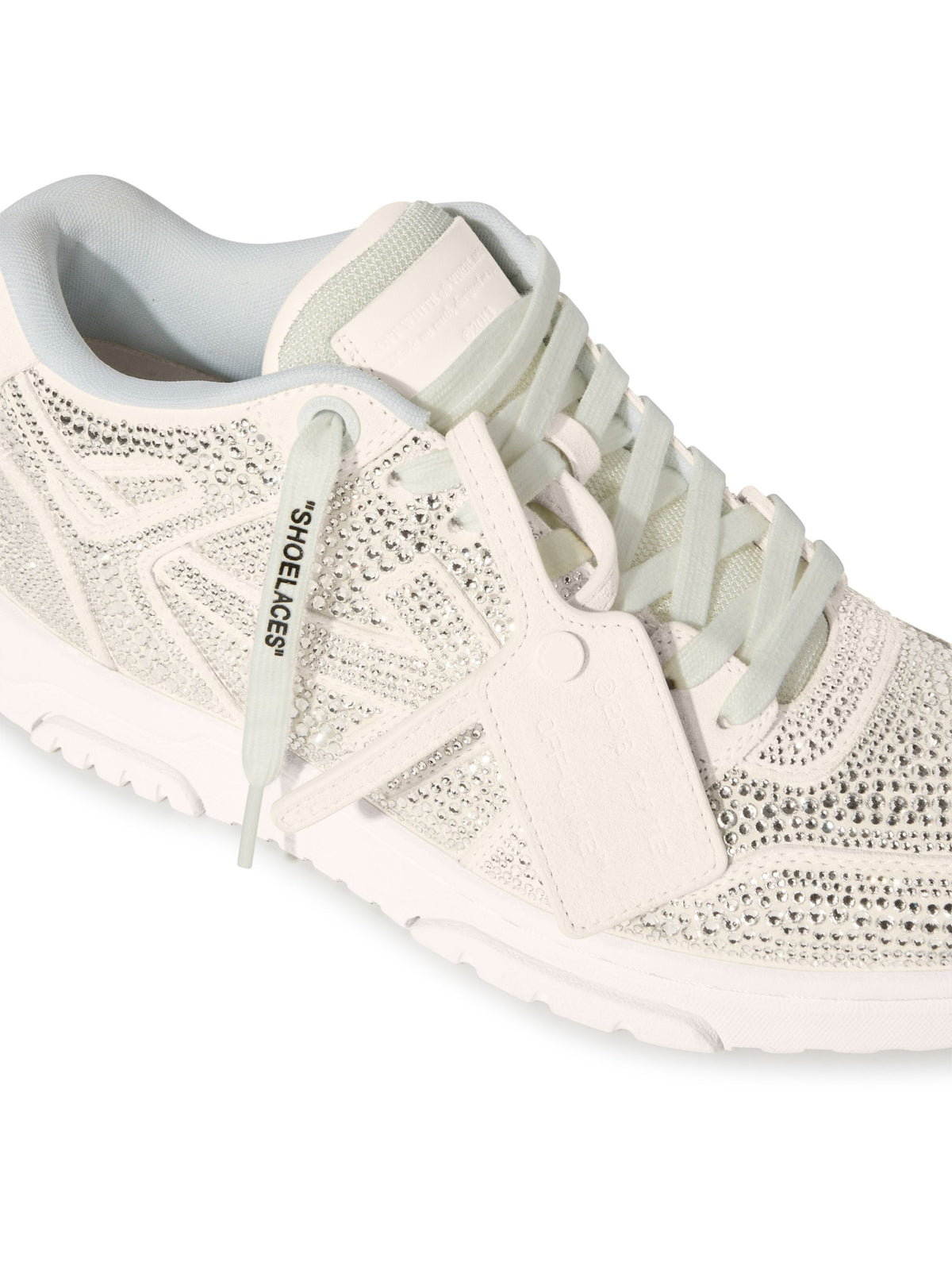 OFF WHITE OUT OF OFFICE STRASS WHITE OMIA189F24LEA009