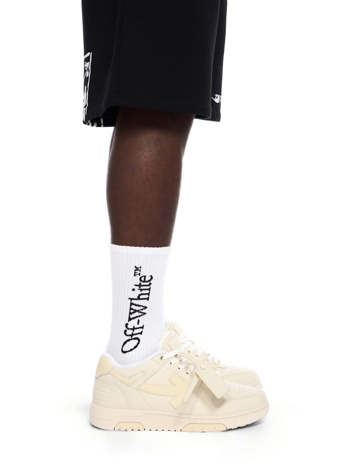 OFF WHITE Out Of Office Sneakers NUDE - SAND OMIA189F25LEA003