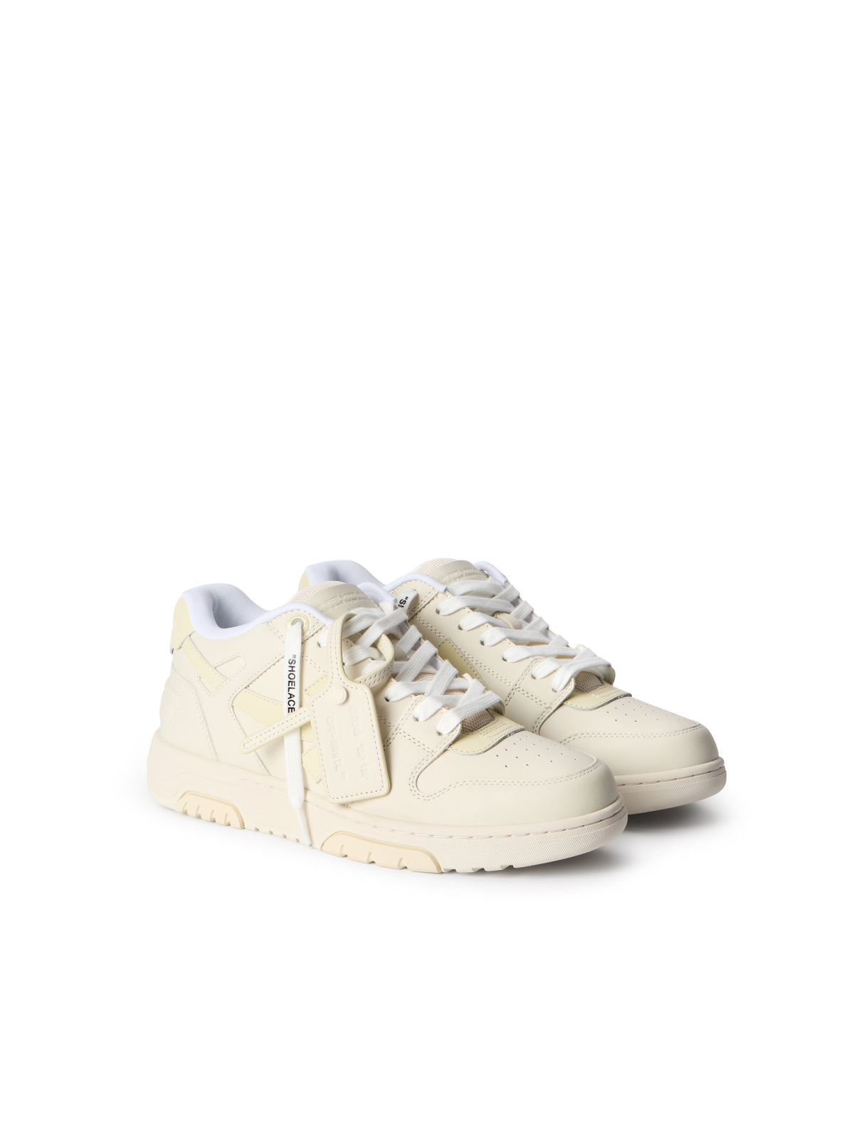 OFF WHITE Out Of Office Sneakers NUDE - SAND OMIA189F25LEA003