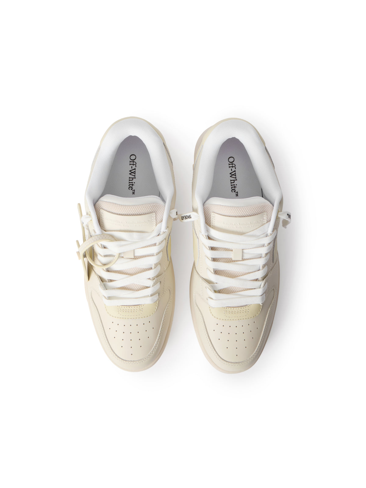 OFF WHITE Out Of Office Sneakers NUDE - SAND OMIA189F25LEA003