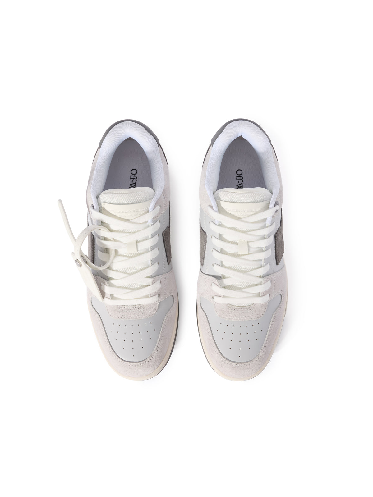 OFF WHITE Out Of Office Sneakers MEDIUM GREY - DARK GREY OMIA189F25LEA005