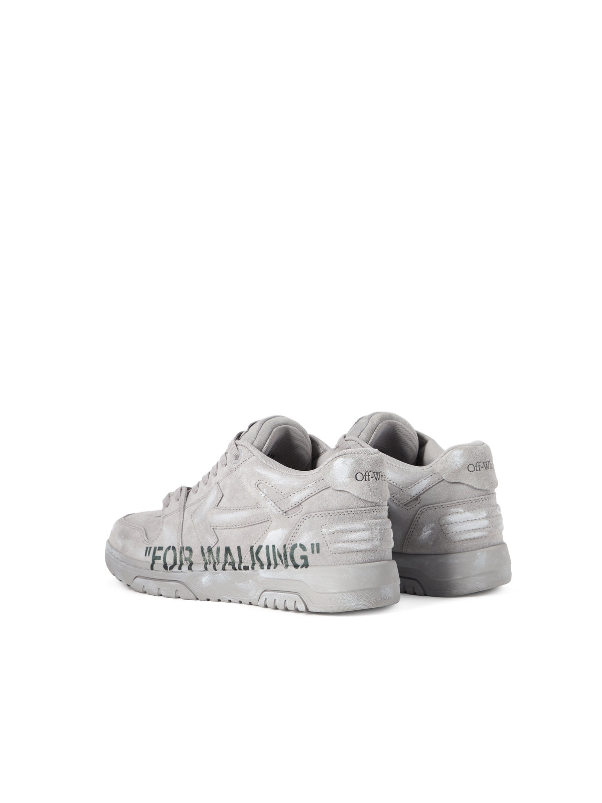 OFF WHITE Out Of Office "For Walking" Sneakers GREY - DARK GREY OMIA189F25LEA00B