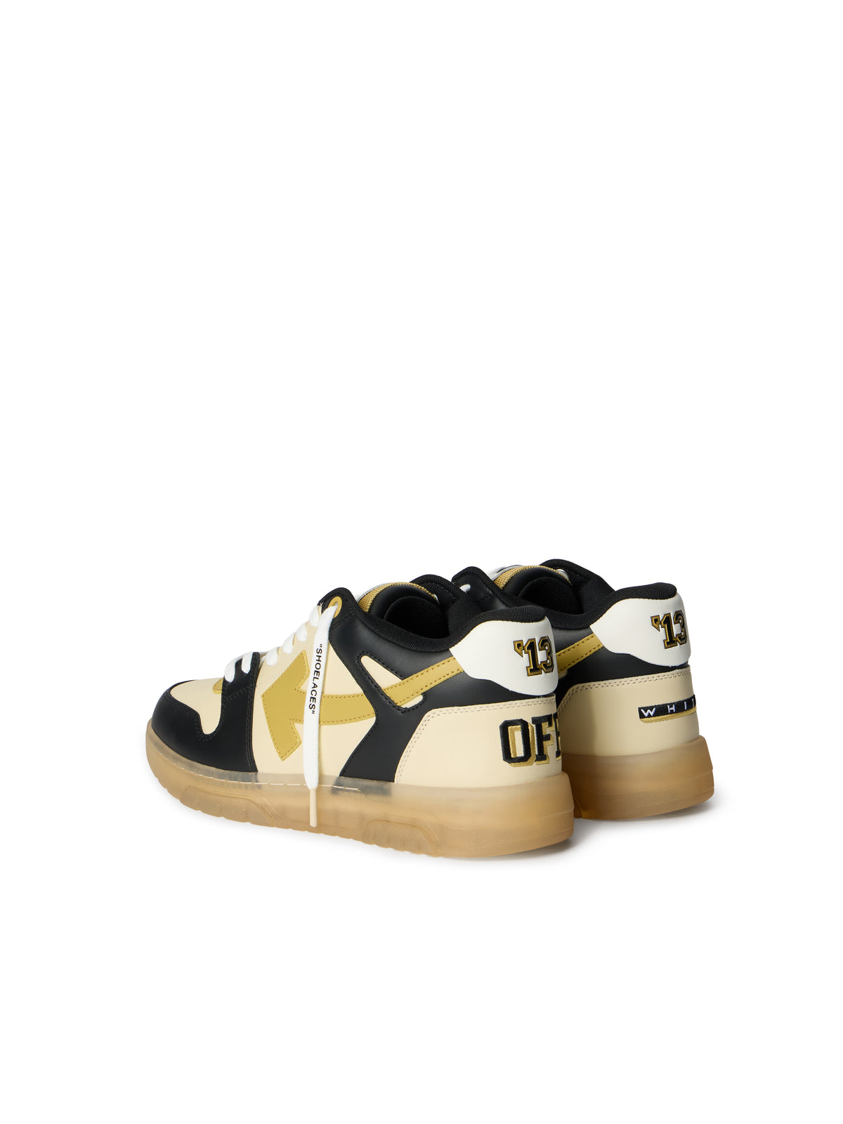 OFF WHITE Out Of Office Varsity Sneakers SAND - GOLDEN BROWN OMIA189F25LEA00C