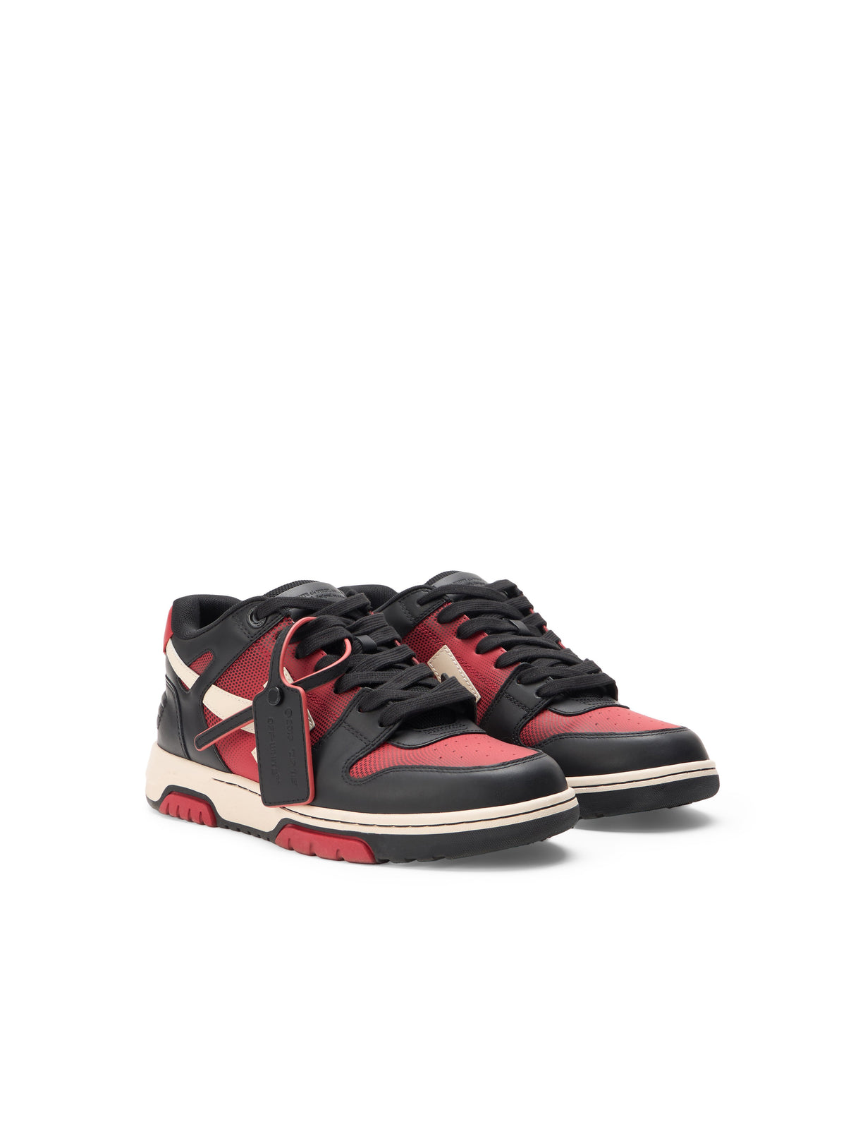 OFF WHITE Out Of Office Sneakers BLACK/WHITE OMIA189G25LEA001