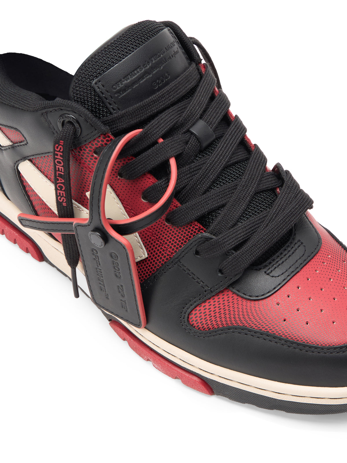 OFF WHITE Out Of Office Sneakers BLACK/WHITE OMIA189G25LEA001