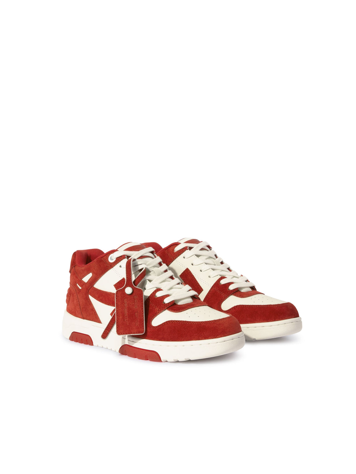 OFF WHITE OUT OF OFFICE SUEDE RED OMIA189S25LEA007