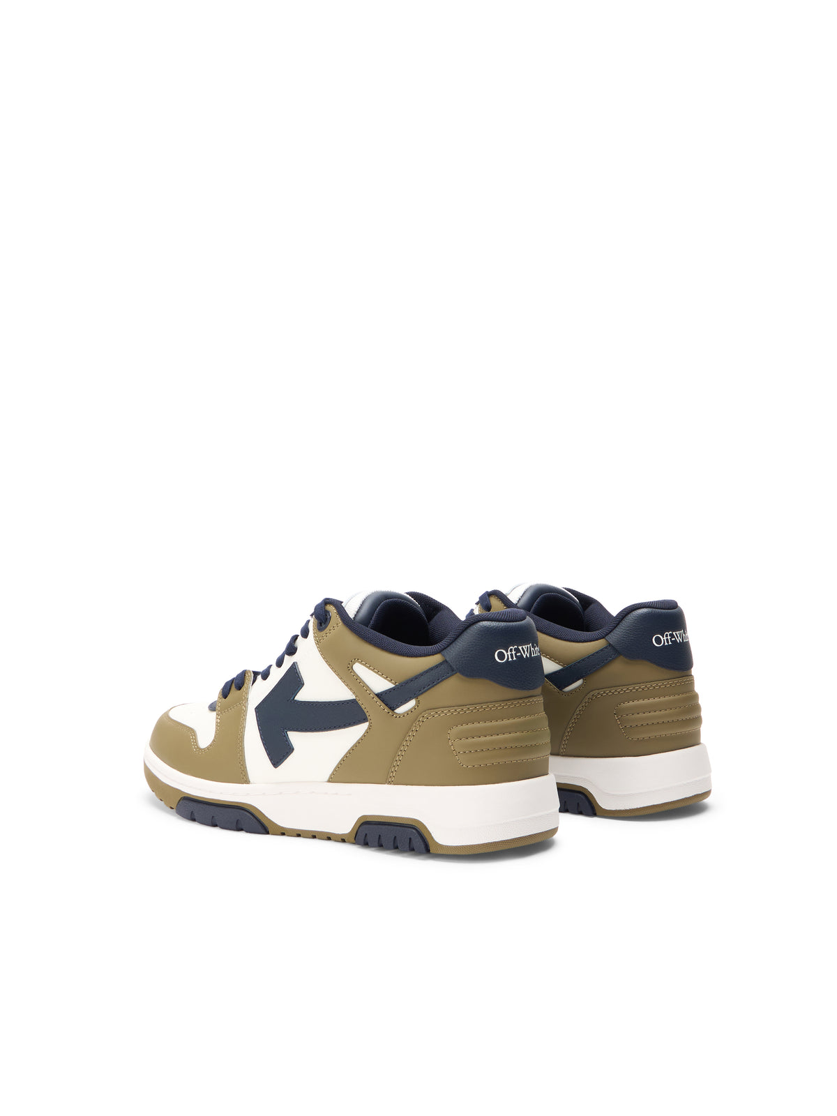 OFF WHITE Out Of Office Sneakers KAKI - DARK BLUE OMIA189S26LEA003