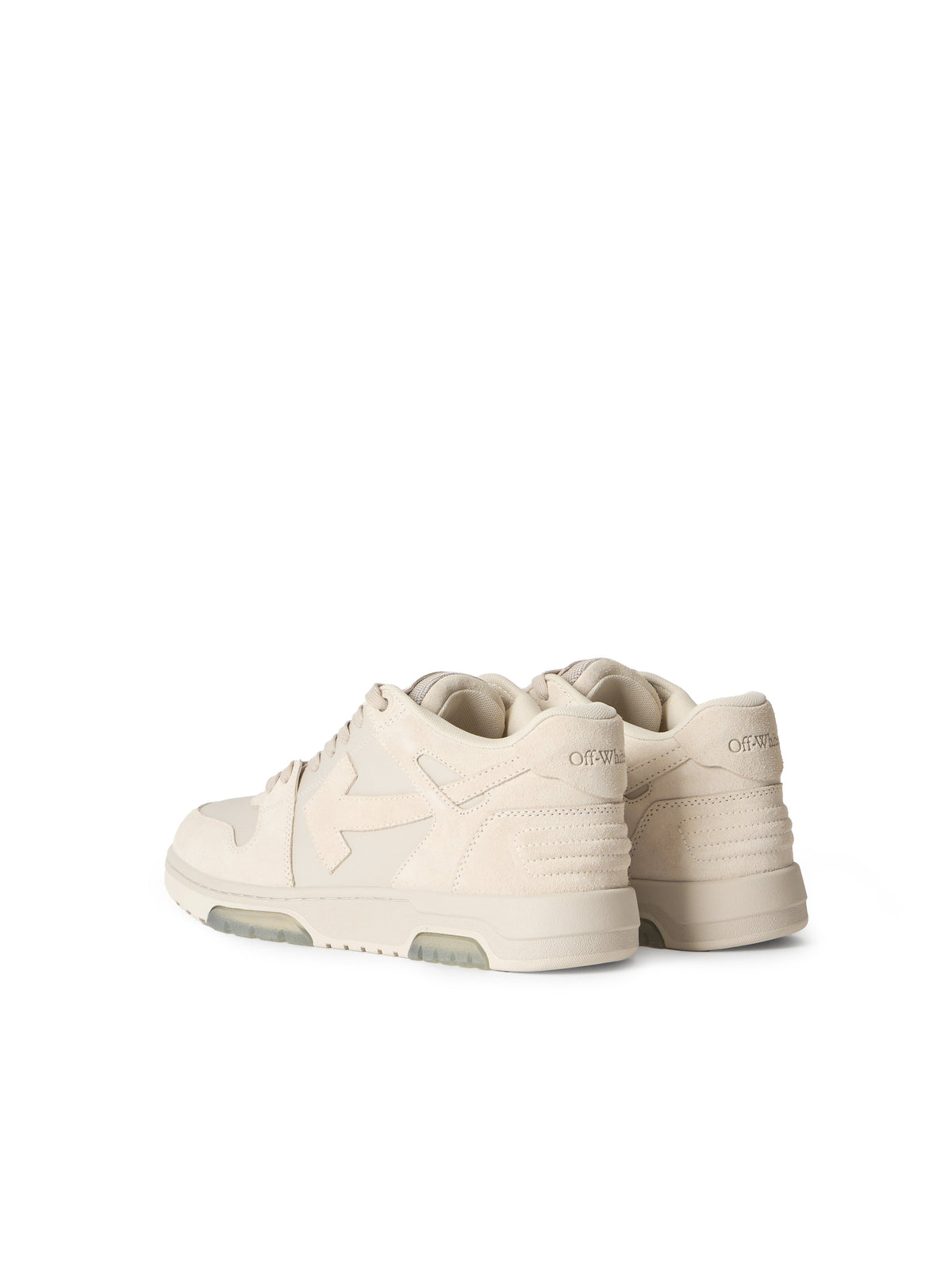 OFF WHITE Out Of Office Sneakers ECRU - IVORY GREY OMIA189S26LEA004