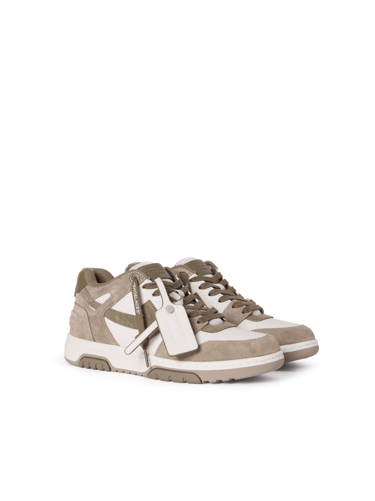 OFF WHITE Out Of Office Sneakers RODIO - LIGHT BROWN OMIA189S26LEA005