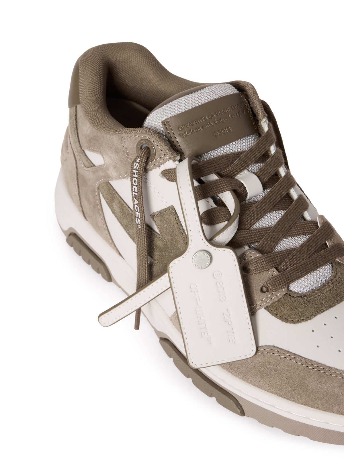OFF WHITE Out Of Office Sneakers RODIO - LIGHT BROWN OMIA189S26LEA005