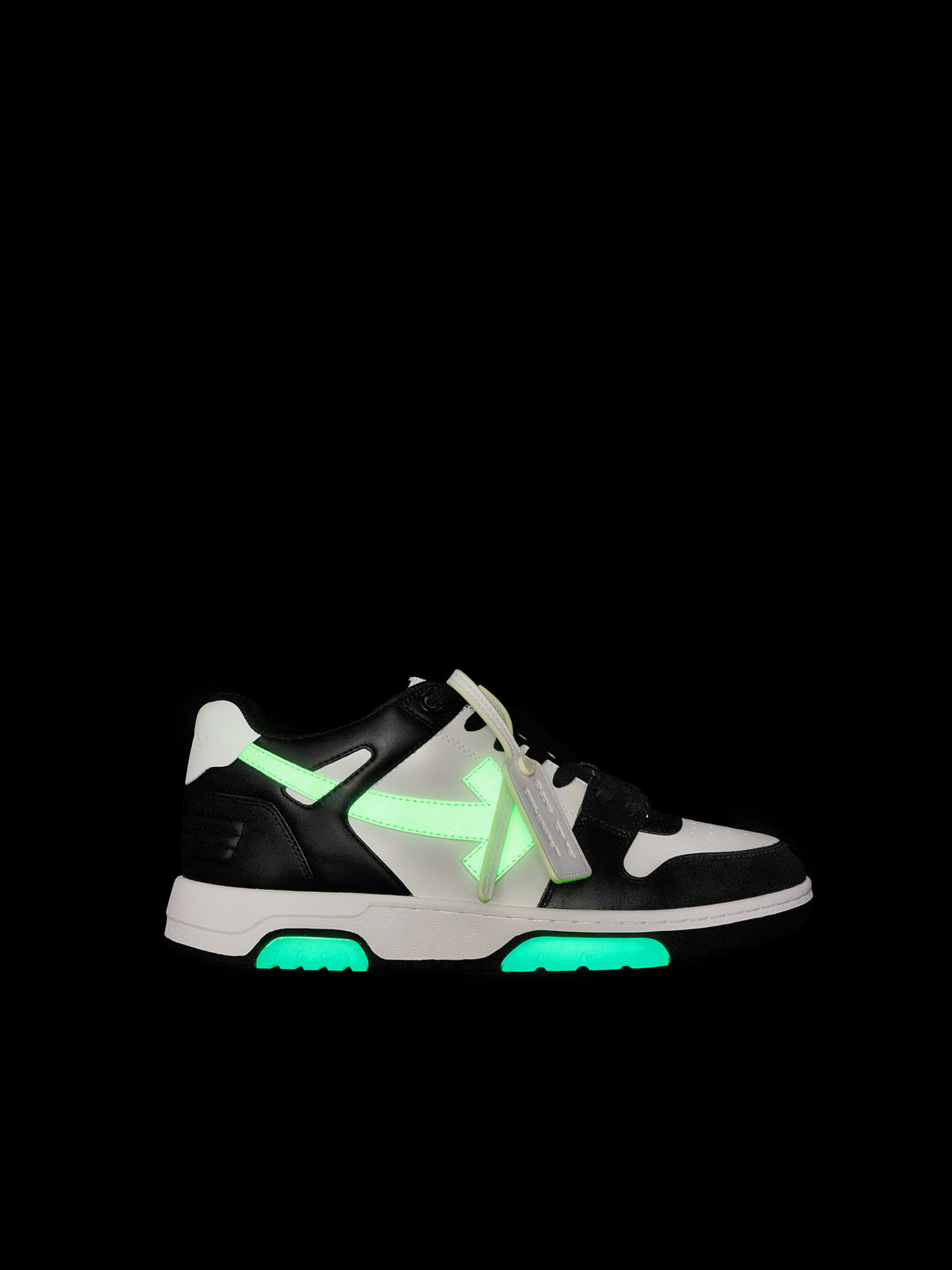 OFF WHITE Out Of Office Glow-in-the-dark Sneakers WHITE - GLOW IN THE DARK OMIA189S26LEA008