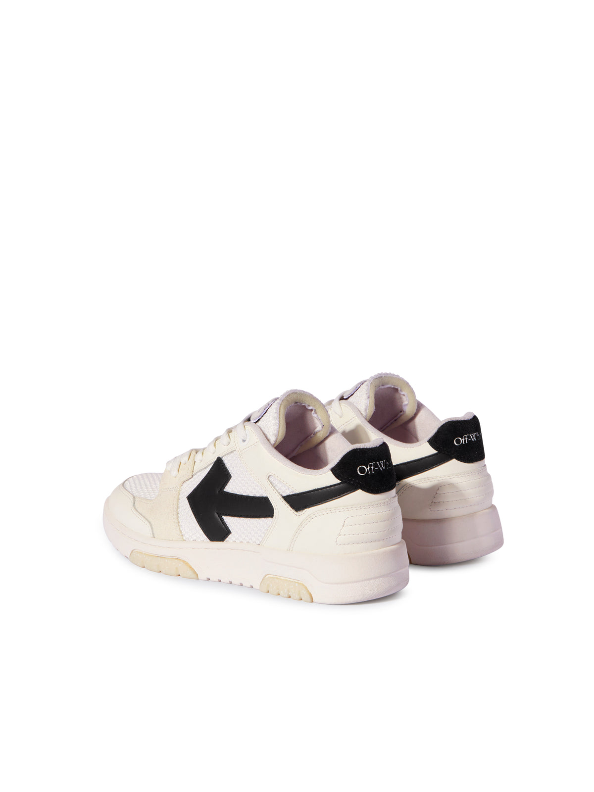 OFF WHITE Slim Out Of Office Sneakers WHITE/BLACK OMIA243C99LEA002