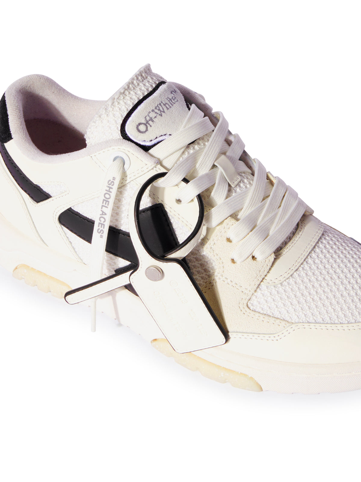 OFF WHITE Slim Out Of Office Sneakers WHITE/BLACK OMIA243C99LEA002