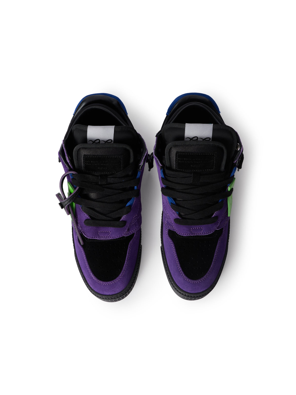 OFF WHITE 3.0 Floating Arrow DARK BLUE - LIME OMIA244C99LEA001
