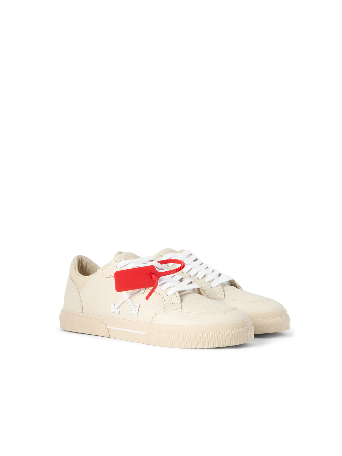 OFF WHITE Vulcanized Low Sneakers BEIGE - BEIGE OMIA293F25LEA001