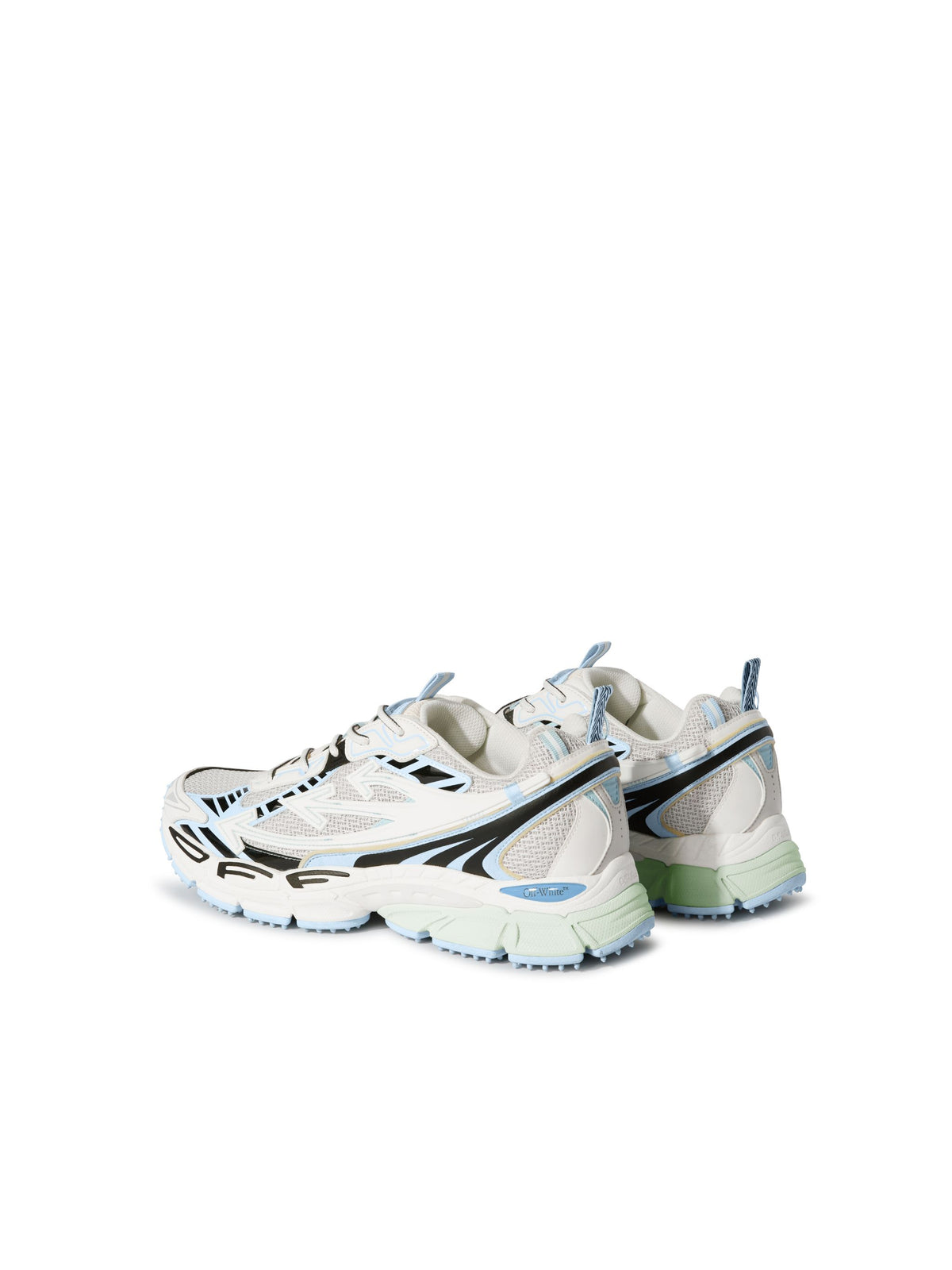 OFF WHITE Be Right Back Sneakers WHITE - LIGHT BLUE OMIA295C99FAB001