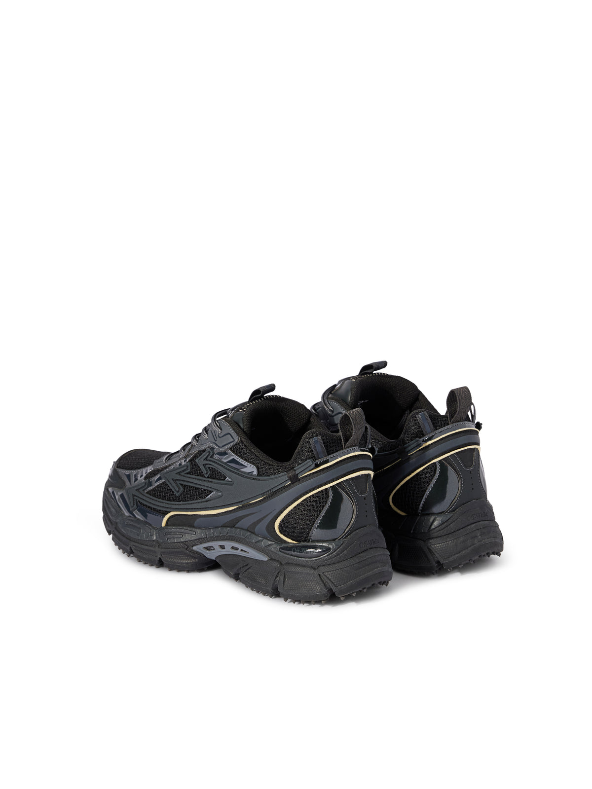 OFF WHITE Be Right Back Sneakers BLACK/BLACK OMIA295C99FAB001