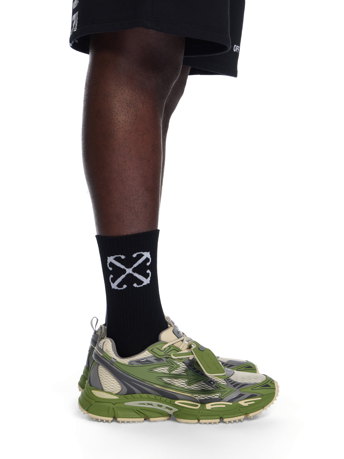 OFF WHITE Be Right Back Sneakers SAND - GREEN OMIA295F25FAB001