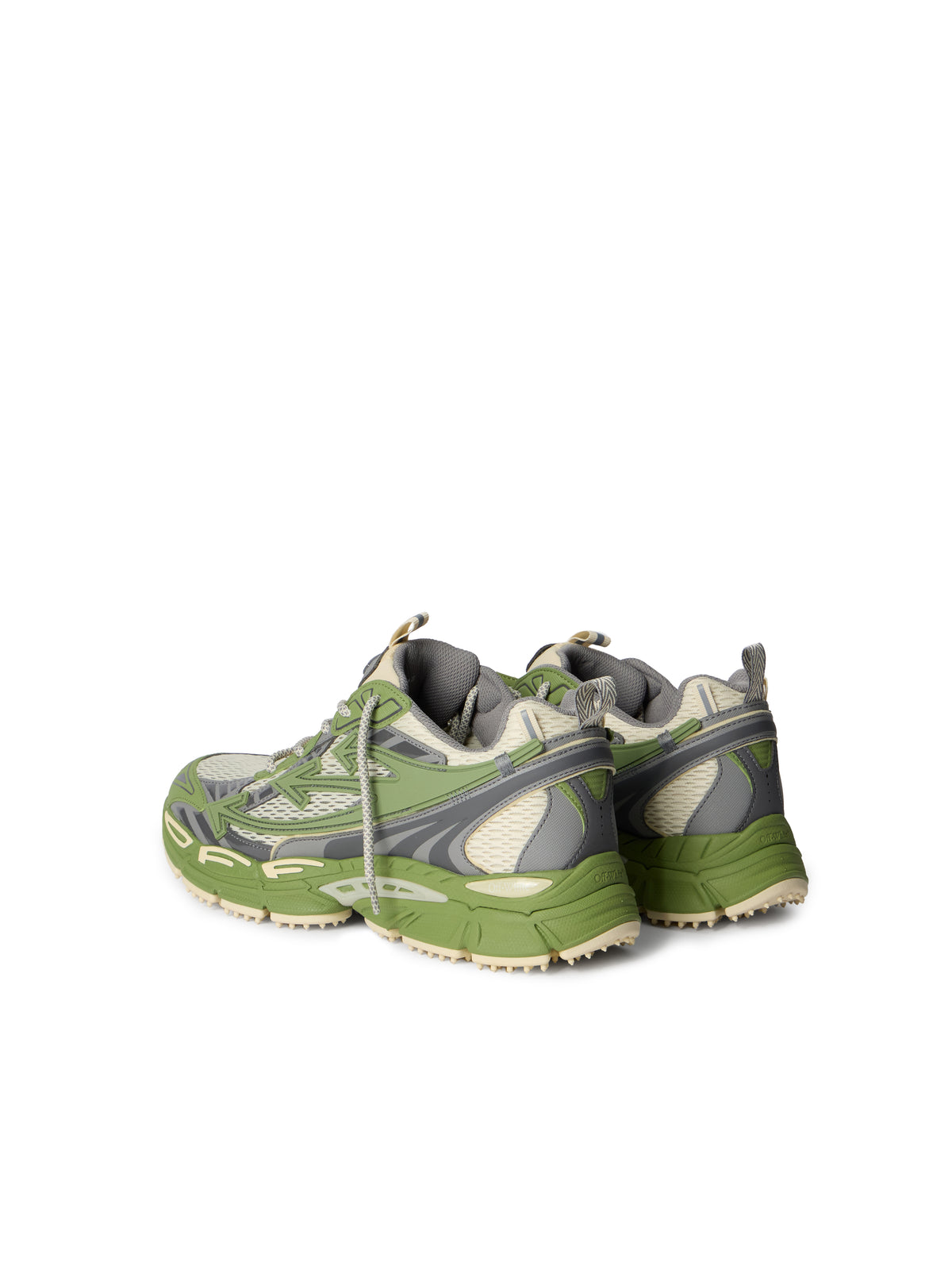 OFF WHITE Be Right Back Sneakers SAND - GREEN OMIA295F25FAB001