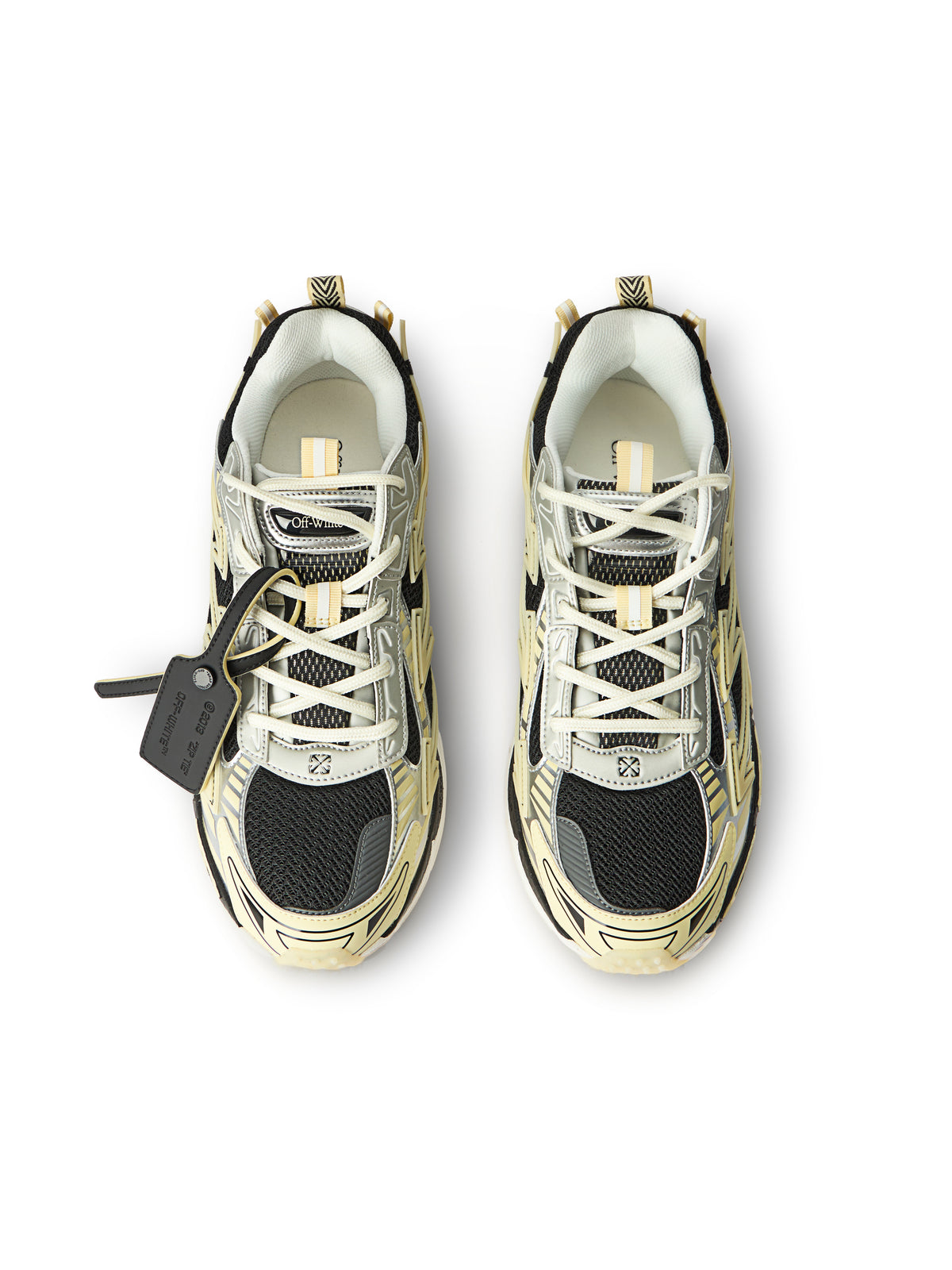 OFF WHITE Be Right Back Glow-In-The-Dark Sneakers BLACK - GLOW IN THE DARK OMIA295S26FAB003