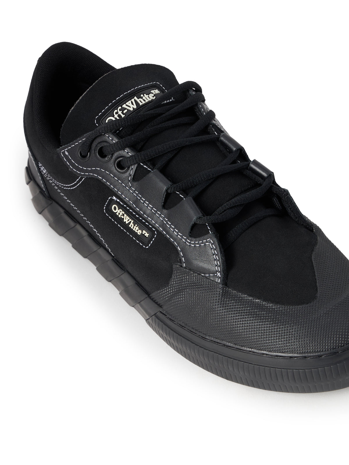 OFF WHITE Vulcanized 779 Suede Sneakers BLACK - BLACK OMIA296C99LEA001