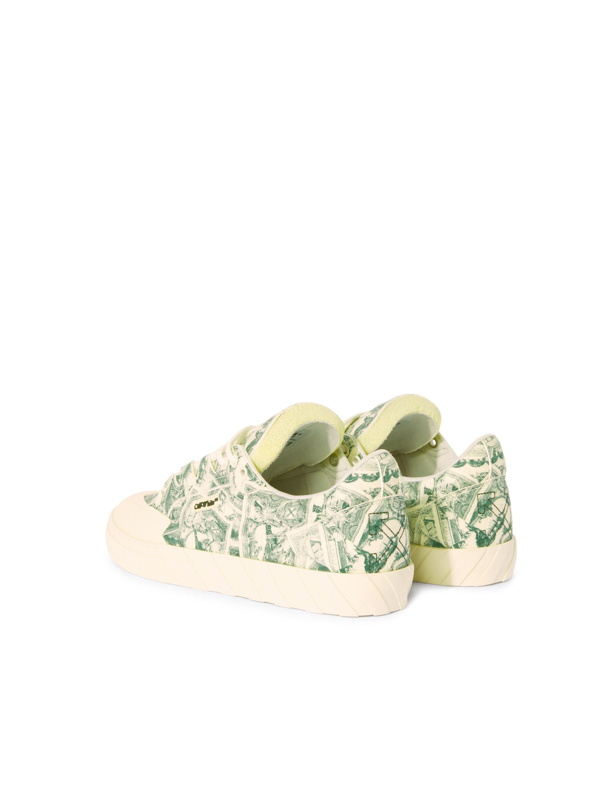 OFF WHITE Vulcanized 779 Animation Dollar White GREEN OMIA296S25FAB001