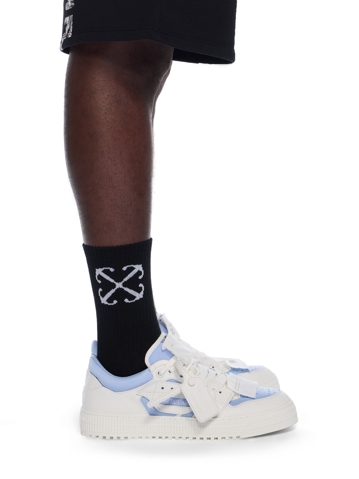 OFF WHITE Off Court™ Low Top Sneakers WHITE - LIGHT BLUE OMIA29KF25LEA001