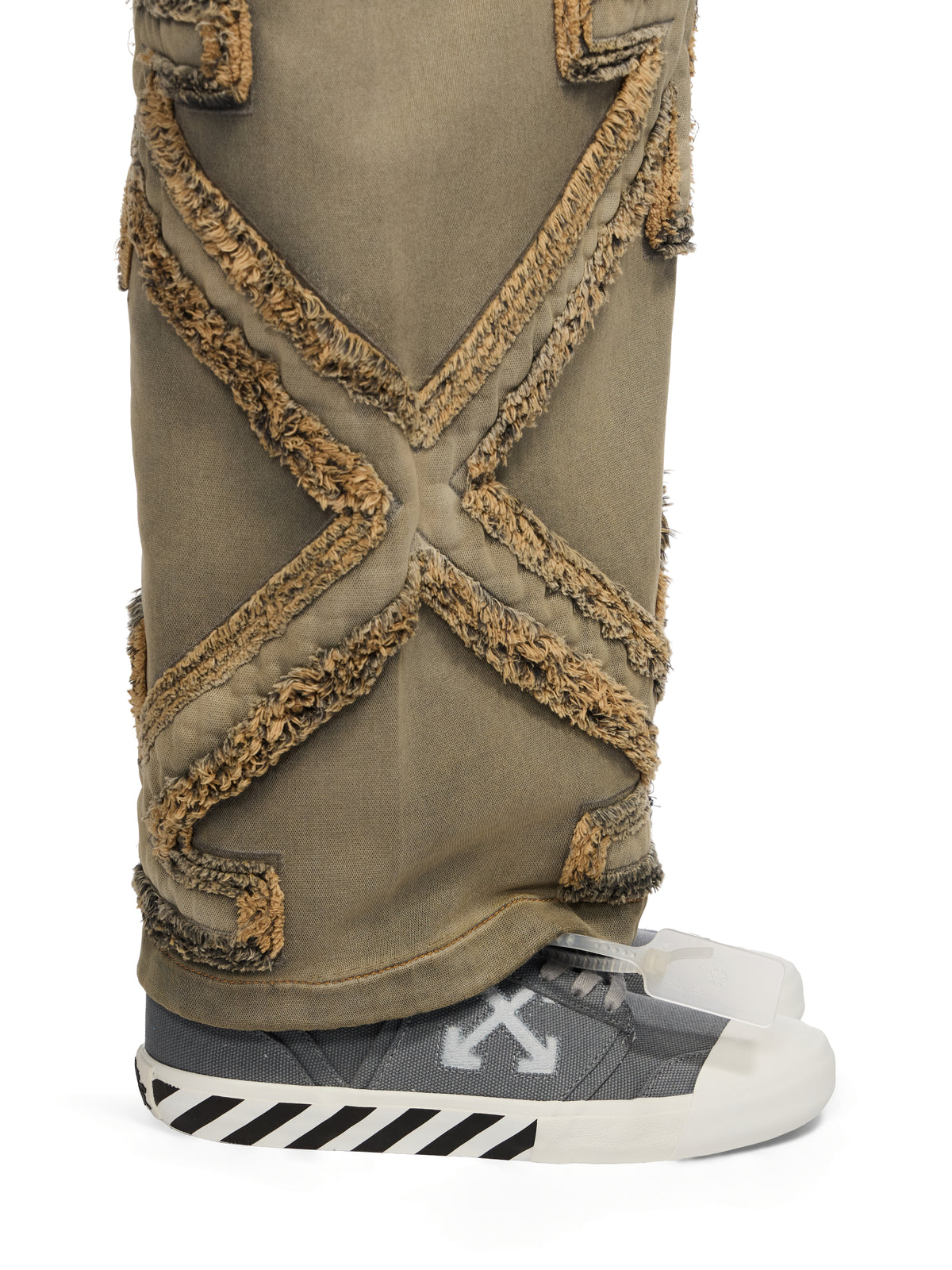 OFF WHITE Vulcanizedanized Undercut Sneakers MEDIUM GREY/ LIGHT GREY OMIA2A2F25FAB002