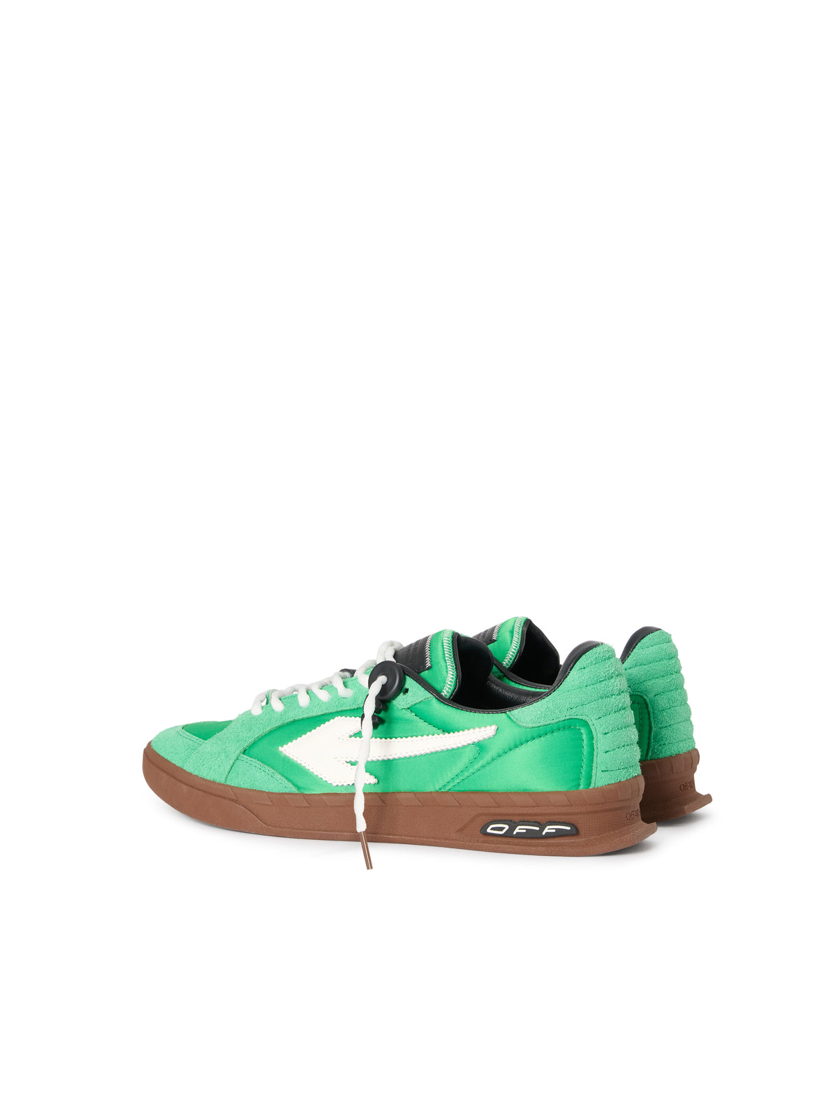 OFF WHITE End Of Play Sneakers GREEN - PURE WHITE OMIA2ALS26FAB002