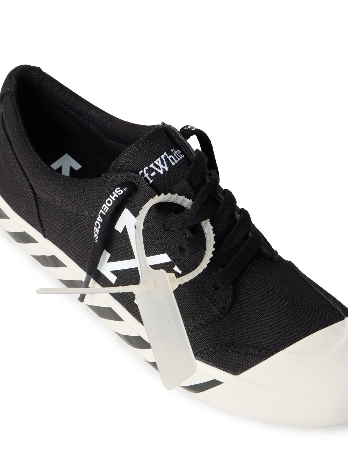 OFF WHITE Vulcanized Undercut Sneakers BLACK/WHITE OMIA2APC99FAB001