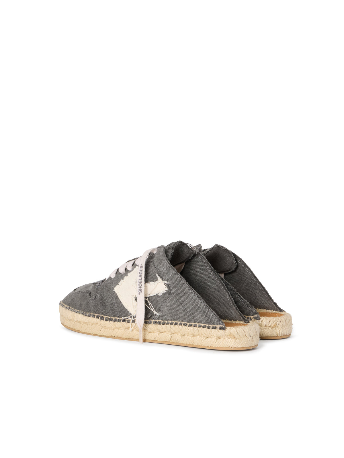 OFF WHITE Arrow Espadrillas BLACK/WHITE OMIB00AS26FAB001