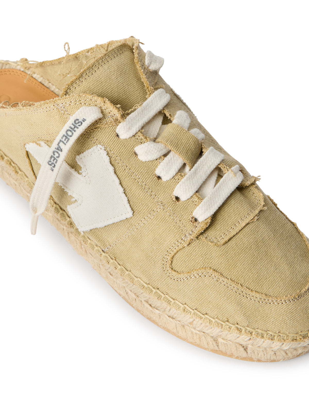OFF WHITE Arrow Espadrillas BEIGE - WHITE OMIB00AS26FAB001