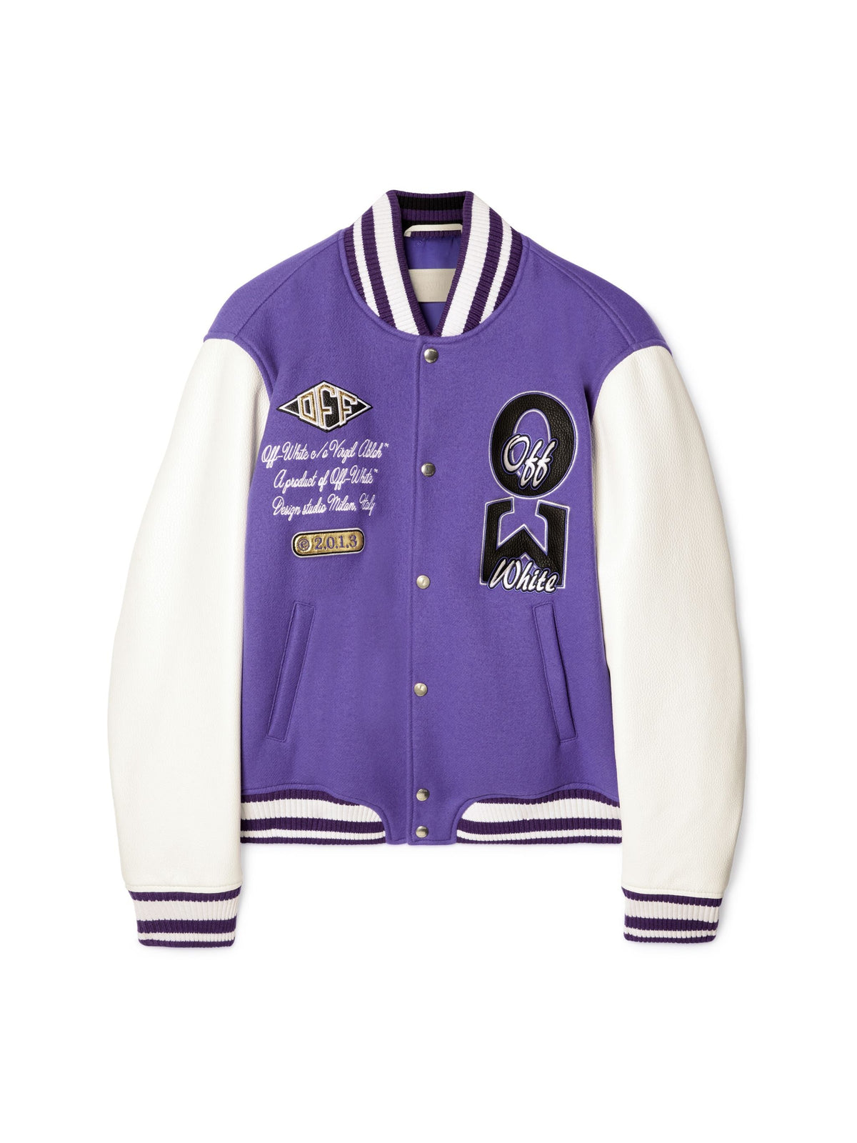 Time Leather Wool Varsity