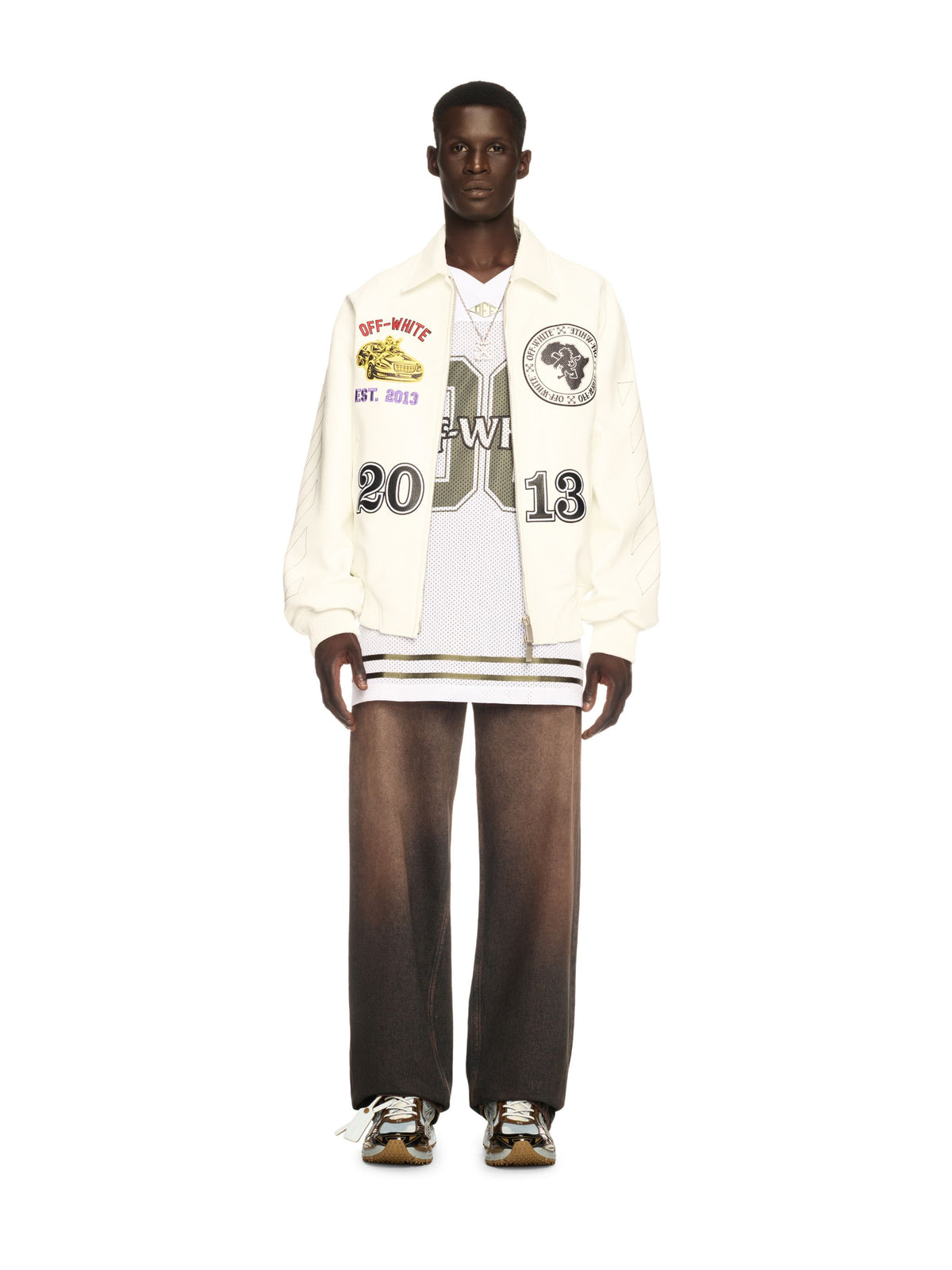 Rhino Full Lea Raglan Varsity