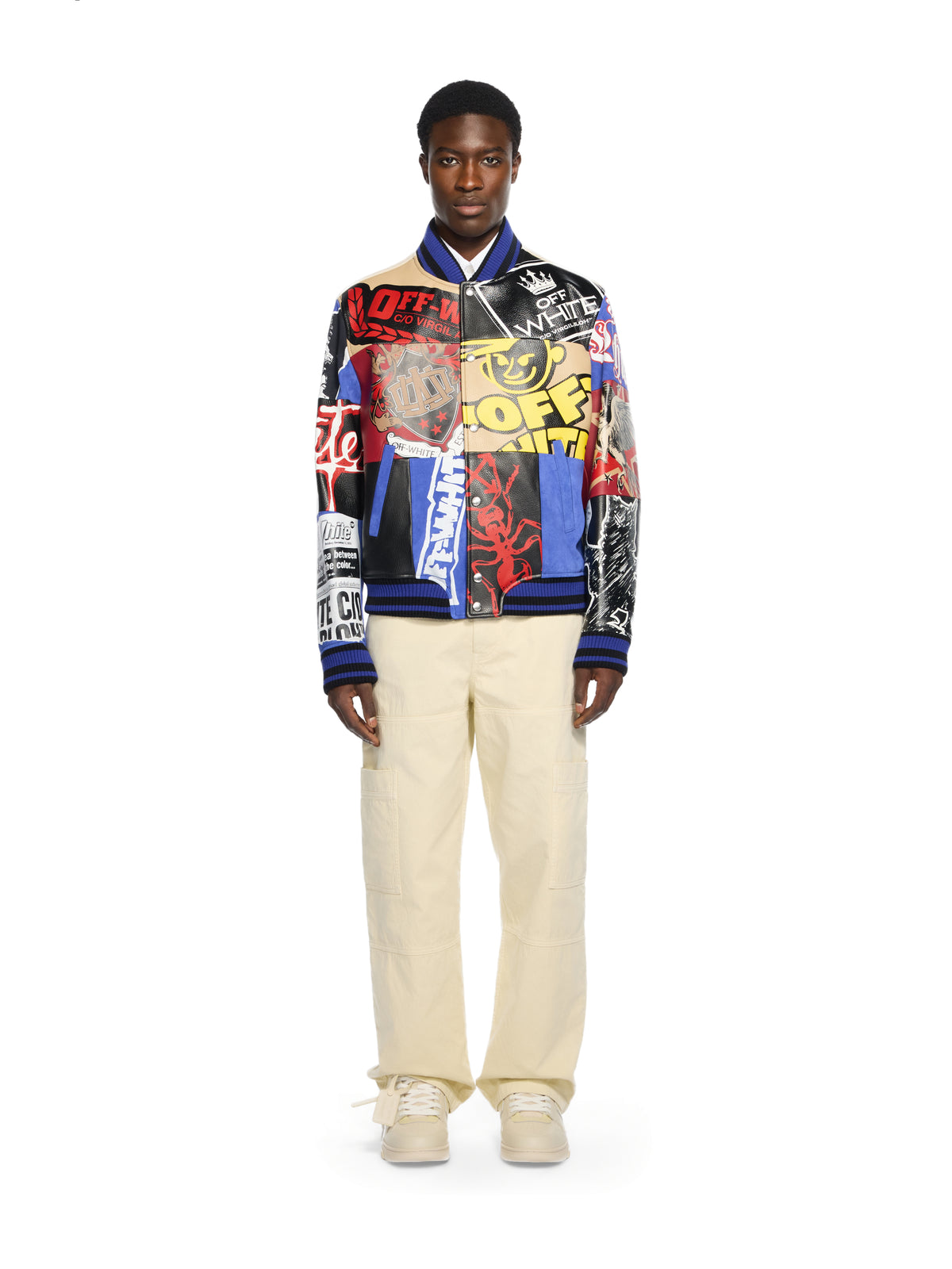 Multipatch Wool Varsity Jacket