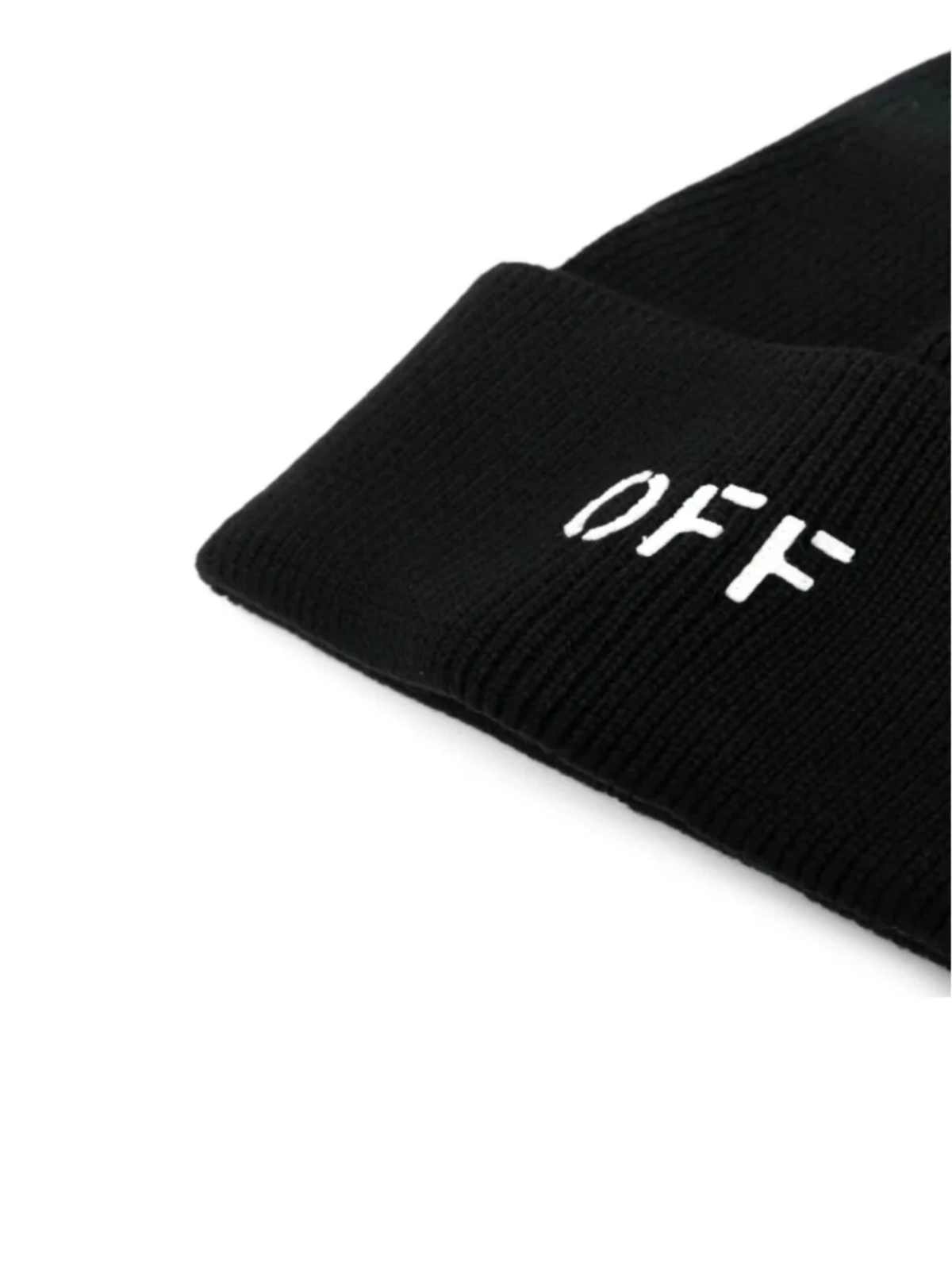 Off Stamp Loose Knit Beanie