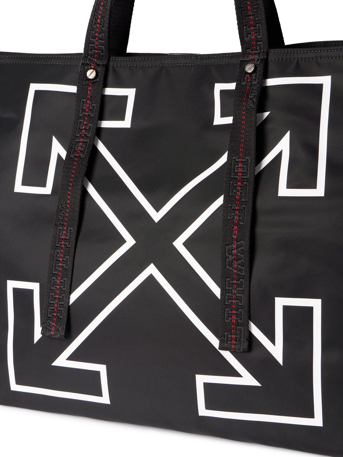 OFF WHITE Heritage Day Off Tote Bag BLACK - WHITE OMNA20JC99FAB001