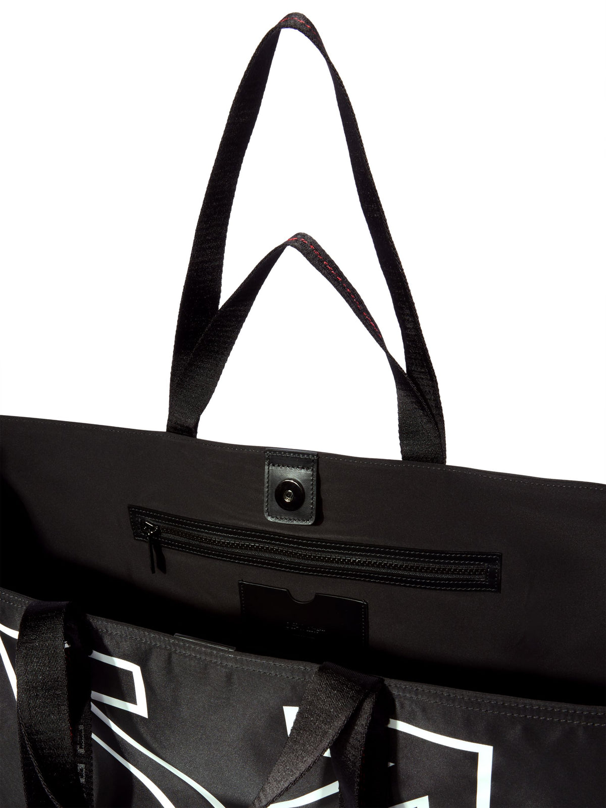 OFF WHITE Heritage Day Off Tote Bag BLACK - WHITE OMNA20JC99FAB001