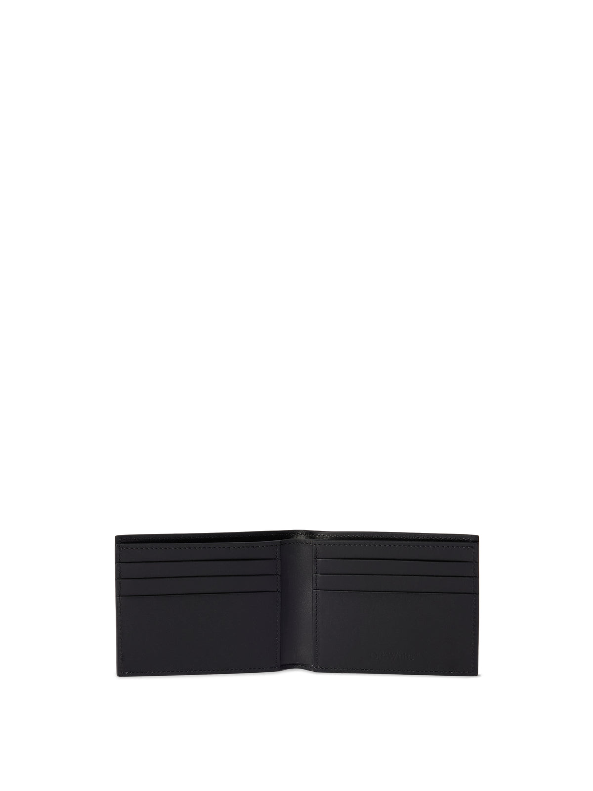 OFF WHITE Bookish Bifold Wallet BLACK - WHITE OMNC085C99LEA001