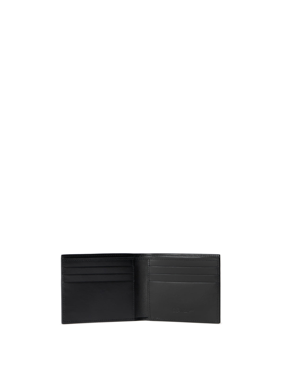 OFF WHITE Jitney Quote Bifold Wallet BLACK - YELLOW FLUO OMNC098F25LEA003