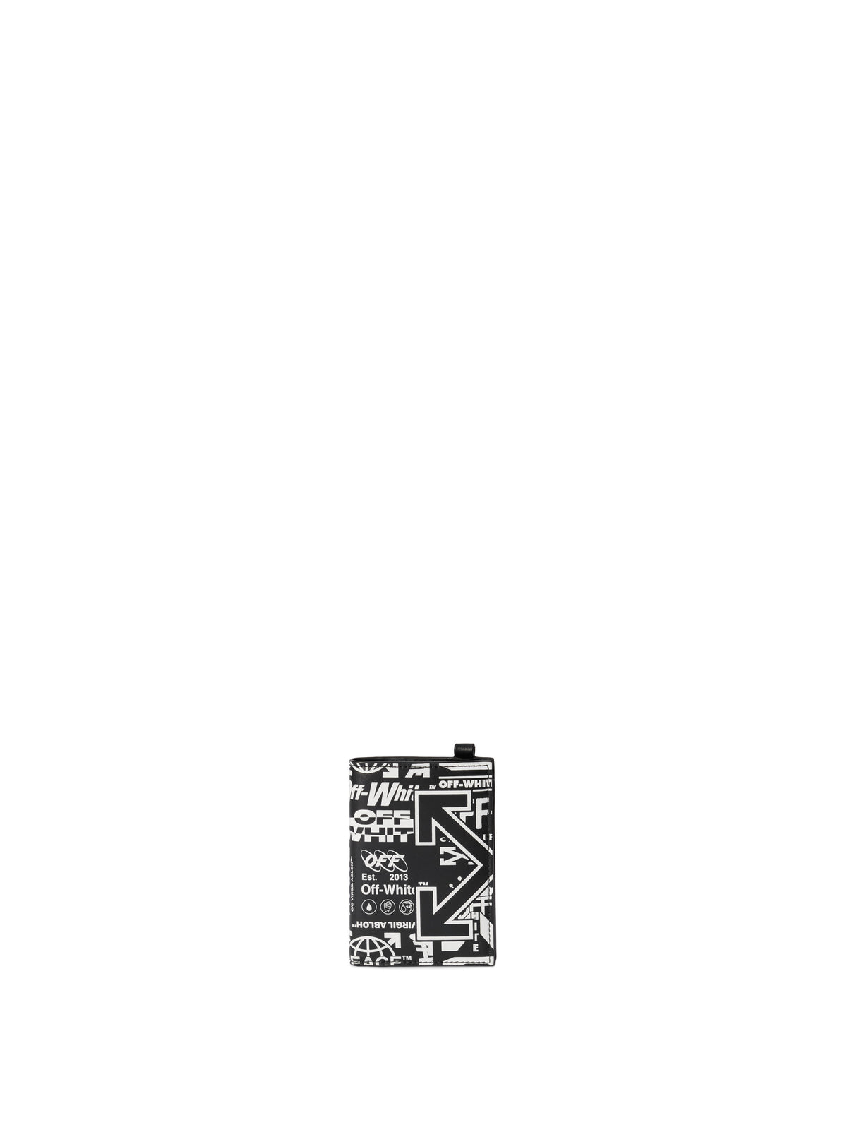 OFF WHITE Heritage Multilogo Wallet BLACK - WHITE OMNC09AF25LEA002