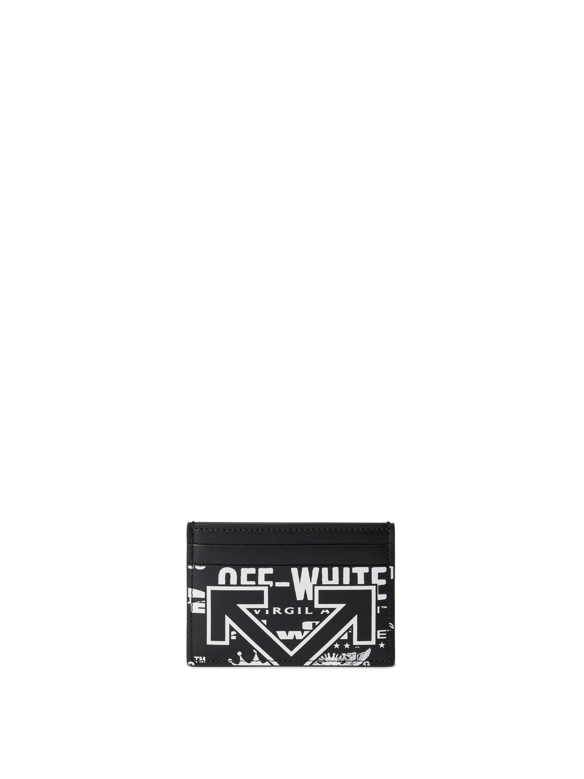 OFF WHITE Heritage Multilogo Card Holder BLACK - WHITE OMND09BF25LEA002