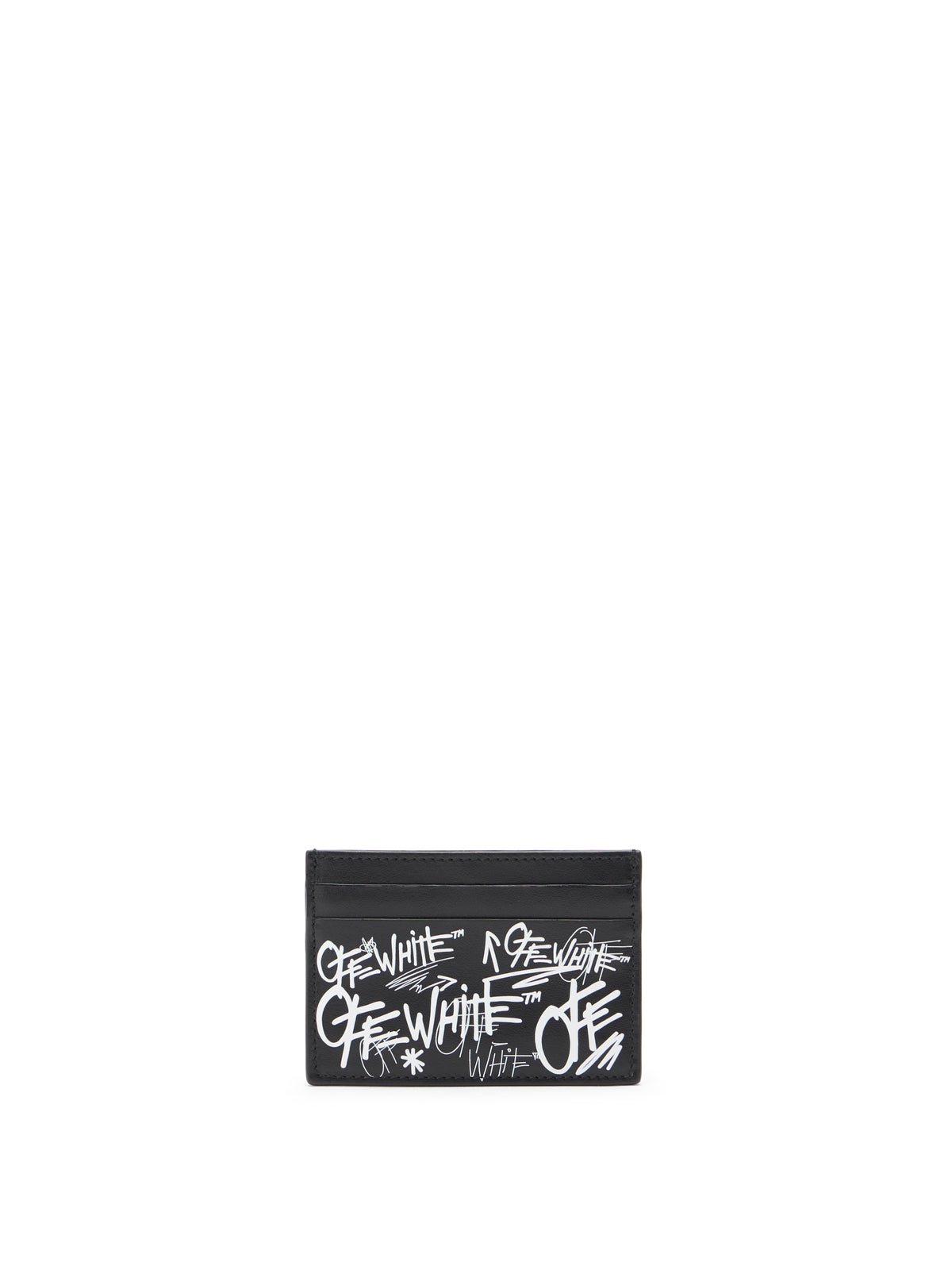 OFF WHITE Logo Card Case BLACK OMND09BS26LEA004