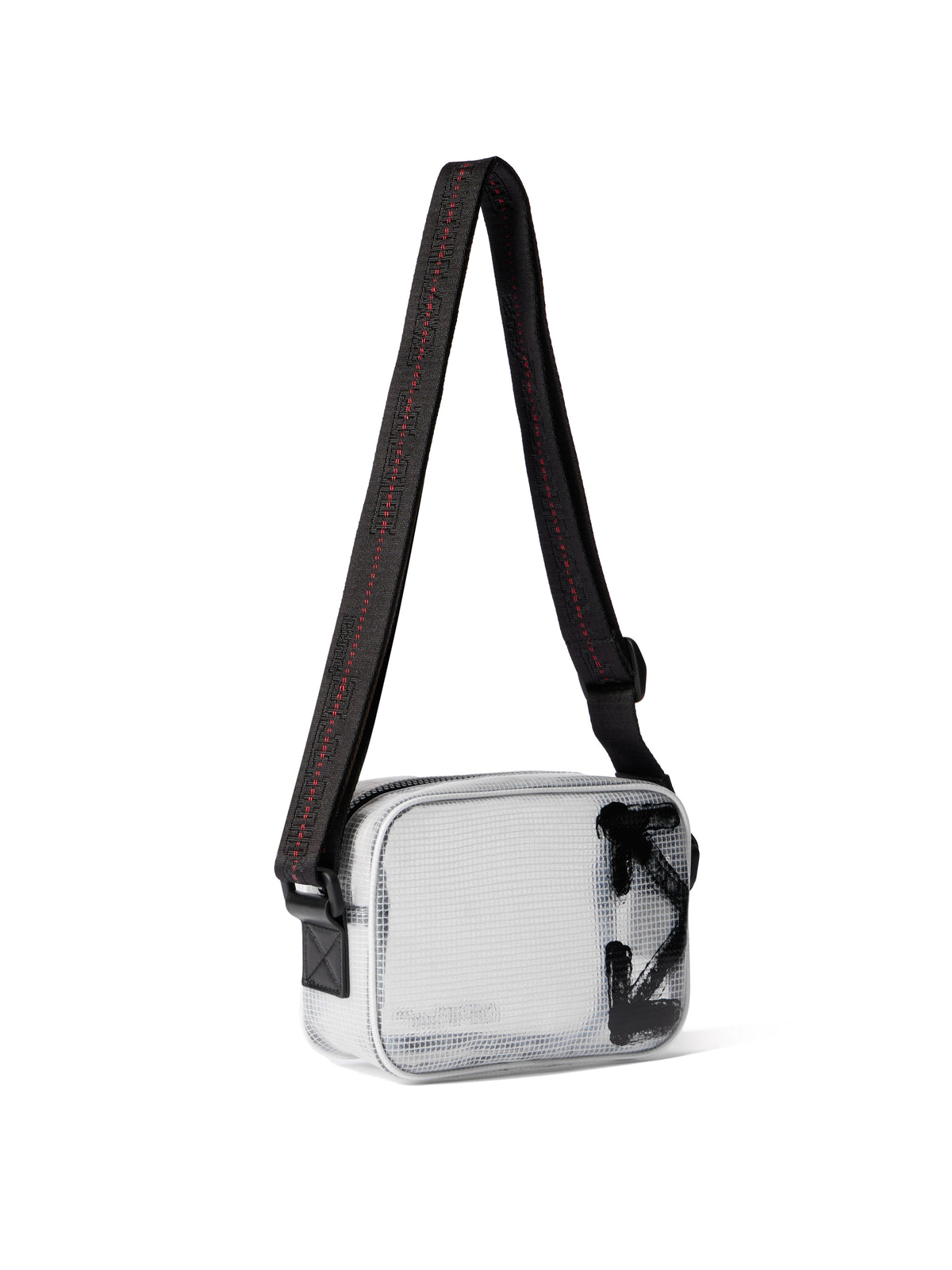 OFF WHITE Heritage Ripstop Camera Bag TRANSPARENT - BLACK OMNQ09AC99FAB001