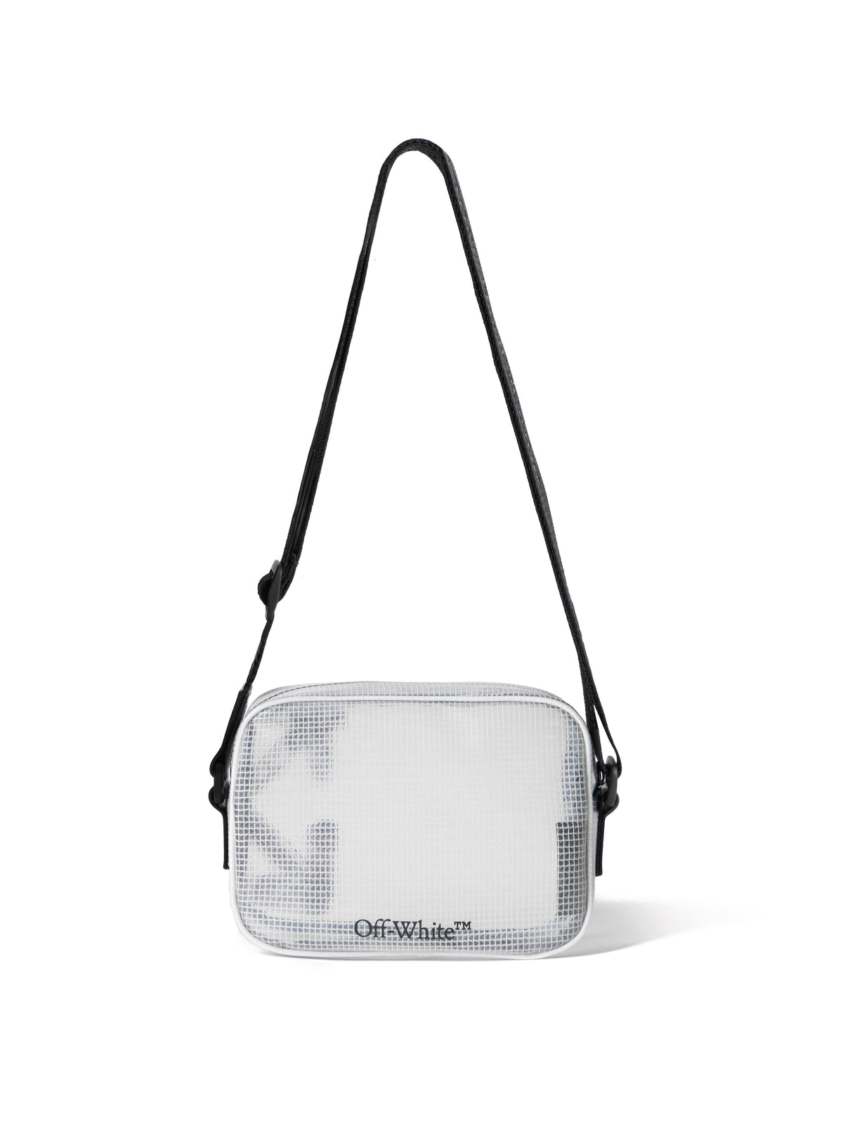 OFF WHITE Heritage Ripstop Camera Bag TRANSPARENT - BLACK OMNQ09AC99FAB001