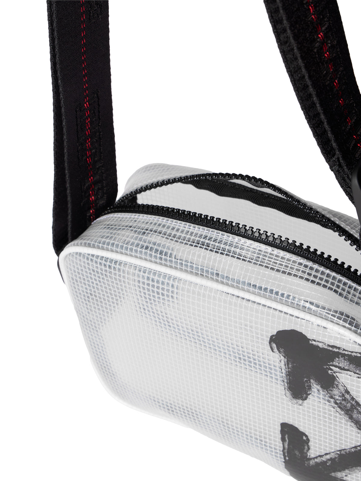 OFF WHITE Heritage Ripstop Camera Bag TRANSPARENT - BLACK OMNQ09AC99FAB001